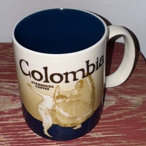 NEW STARBUCKS Global Icon Collector Series 16oz Coffee Mug With SKU COLOMBIA